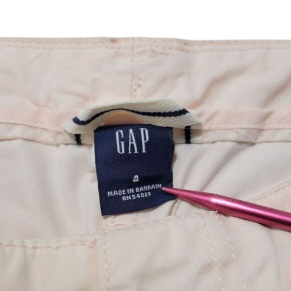 Gap Pants Size 4 W30"L23.5" Gap Capri Pants Capris Cargo Pants Casual Pants Pink - Picture 8 of 8
